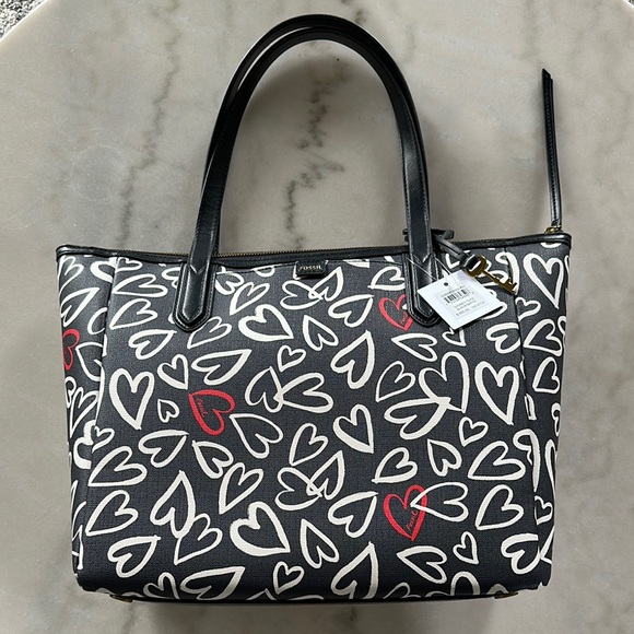 Fossil Heart Design Sydney Tote
